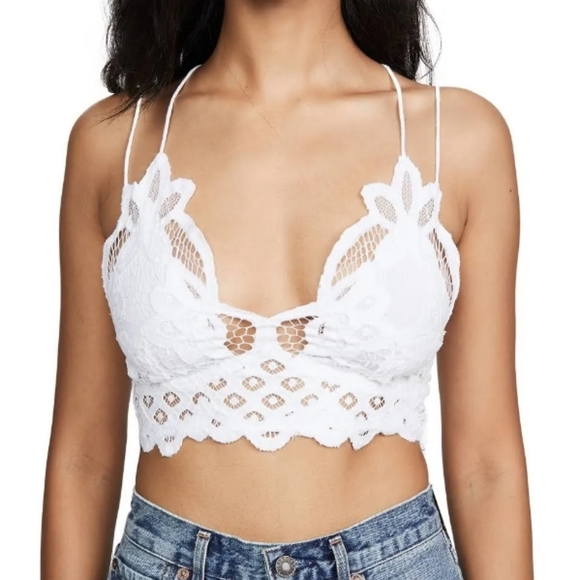 Free People Other - Free People Adella Bralette Lace New With Tags
